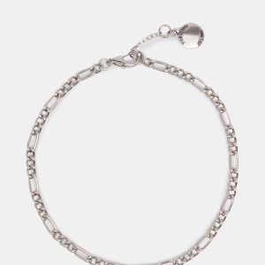 FIGARO CHAIN ANKLET SILVER