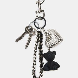 BEARY BAG CHARM BLACK
