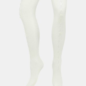 FISHNET PEARL TIGHTS OFF-WHITE