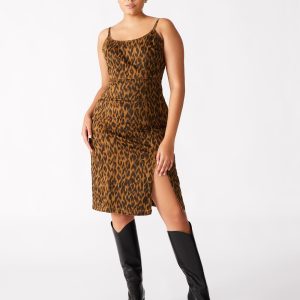 GISELLE DRESS LEOPARD