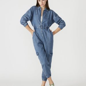 TRISTA DENIM JUMPSUIT